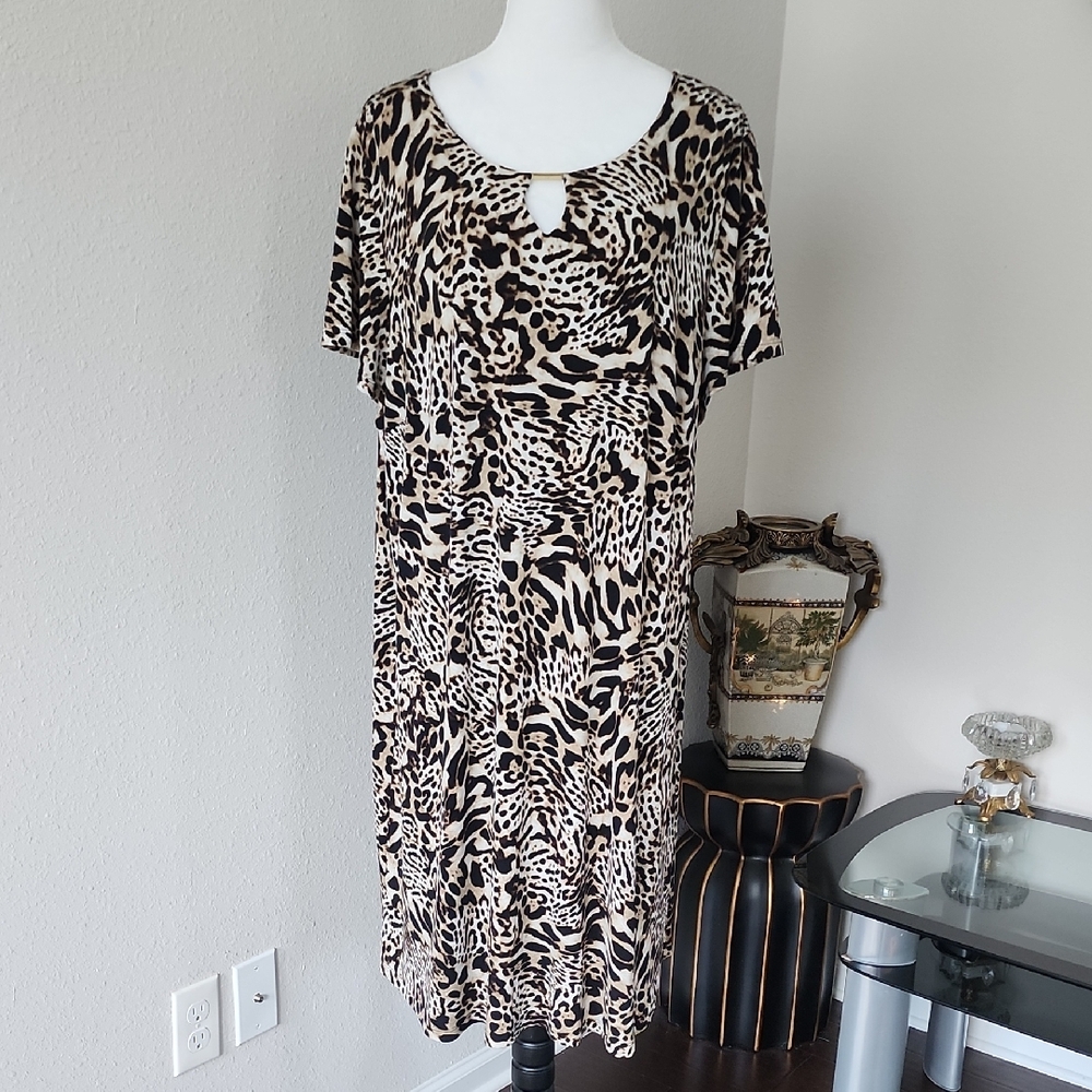 Calvin Klein Animal Print Dress
